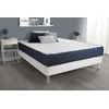 Image de Actisom Ensemble matelas Ressorts ensaches et Memoire de forme ACTIFLEX SLEEP 160x200 5zones de confort + sommier KIT blanc