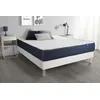 Image de Actisom Ensemble Matelas Latex Et Memoire De Forme Actilatex Sleep 140x200 5zones De Confort + Sommier Kit Blanc
