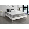 Image de Actisom Ensemble Matelas Latex + Memoire De Forme Actilatex Touch 140x200 3zones De Confort + Sommier Kit Blanc