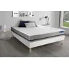 Image de Actisom Ensemble Matelas 160x200 Actilatex Soft 3zones De Confort + Sommier Kit Blanc