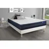 Image de Ensemble matelas ACTIMEMO TECH 180x200 Memoire de forme Maxi epaisseur 5zones de confort + sommier KIT blanc