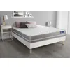 Image de Actisom Ensemble Matelas Memoire De Forme Actimemo Touch 200x200 3zones De Confort + Sommier Kit Blanc