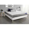 Image de Actisom Ensemble Matelas 200x200 Actimemo Soft 3zones De Confort + Sommier Kit Blanc