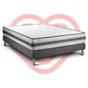 Image de VITALIT Ensemble VITALPOWER RECOVER 160 x 200 cm sommier Kit gris