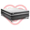 Image de Ensemble VITALPOWER ZEN 140 x 200 cm sommier Kit gris