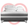 Image de Pack prÃªt a dormir VITALMEMO BACK 140 x 190 cm sommier Kit gris