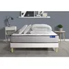 Image de Pack prÃªt a dormir matelas Ressorts ensaches + Memoire de forme ACTIFLEX FORM 200x200 + sommier KIT blanc +2oreillers+couette