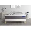 Image de Pack prÃªt a dormir matelas Latex + Memoire de forme ACTILATEX ZEN 140x200 cm + sommier KIT blanc + 2 oreillers + couette