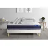 Image de Pack prÃªt a dormir matelas Latex + Memoire de forme ACTILATEX MORPHO 180x200 cm + sommier KIT blanc + 2 oreillers + couette