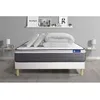 Image de Pack prÃªt a dormir matelas ACTIMEMO PLUS 160x200 Memoire de forme 7zones confort + sommier KIT blanc + 2 oreillers + couette