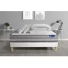 Image de Pack prÃªt a dormir matelas a memoire ACTIMEMO PUR 200x200cm 3zones de confort + sommier KIT blanc + 2 oreillers + couette