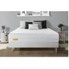 Image de Matelas + sommier kit blanc 160x200 Memo Bio Mousse a memoire de forme Maxi epaisseur Dehoussable