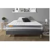 Image de Matelas + sommier kit gris 180x200 Memo Plus Memoire de forme