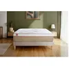 Image de Ensemble LE SOYEUX 90x200cm Ressorts ensaches + Memoire de forme BioVisco - Ep. 24cm + sommier kit Beige