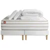 Image de Pack prÃªt a dormir matelas LE DOUILLET 180x200cm Memoire de forme BioVisco + double sommiers Blanc + 2 oreillers + couette
