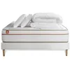 Image de Pack prÃªt a dormir matelas LE PAISIBLE 180x200cm Memoire de forme BioVisco + sommier kit Blanc
