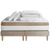 Image de Pack prÃªt a dormir matelas LE COSY 200x200cm Memoire de forme - Ep. 30cm + double sommiers Beige + 2 oreillers + couette