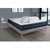 Image de Actisom Pack prêt a dormir matelas ACTIFLEX TECH 160x200 Memoire de forme Maxi epaisseur + sommier KIT gris + 2 oreillers + couette