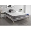 Image de Ensemble matelas ACTILATEX DREAM Latex et memoire de forme 140x200 cm 5zones de confort + sommier KIT gris