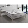 Image de Pack prÃªt a dormir matelas Latex et Memoire de forme ACTILATEX FORM 180x200 cm + sommier KIT gris + 2 oreillers + couette