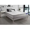 Image de Ensemble matelas Latex et Memoire de forme ACTILATEX FORM 140x200 cm 5zones de confort + sommier KIT gris