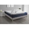 Image de Actisom Pack prêt a dormir matelas Memoire de forme ACTIMEMO MAX 180x200 cm Maxi epaisseur + sommier KIT gris + 2 oreillers +couette