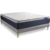 Image de Actisom Ensemble Matelas Memoire De Forme Actimemo Max 160x200 Cm Maxi Epaisseur 7zones De Confort + Sommier Kit Gris