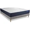 Image de Ensemble matelas ACTIMEMO LIFE 200x200 Memoire de forme 5zones de confort + sommier KIT gris