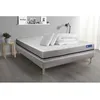 Image de Pack prÃªt a dormir matelas 140x190 ACTIMEMO SOFT 3zones de confort + sommier KIT gris + 2 oreillers + couette