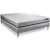 Image de Actisom Ensemble Matelas 200x200 Actimemo Soft 3zones De Confort + Sommier Kit Gris