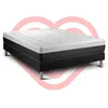 Image de Ensemble VITAL FORM 160 x 200 cm sommier kit noir