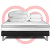 Image de Pack prÃªt a dormir VITAL RELAX 160 x 200 cm sommier Kit noir