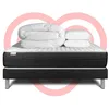 Image de Pack prÃªt a dormir VITALSPRING 140 x 190 cm sommier Kit noir
