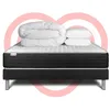 Image de Pack prÃªt a dormir VITALMEMO ONE 140 x 200 cm sommier Kit noir
