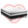 Image de Ensemble VITALMEMO BACK 200x200cm sommier kit Noir