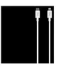 Image de JAYM - Câble Lightning - 24 pin USB-C mâle pour Lightning mâle - 2 m - Certifié MFI - blanc - Prise en charge de Power Delivery, charge et synchronisation
