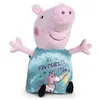 Image de Peluche Cousine De Peppa Pig : Chloe Robe Turquoise Licorne 32 Cm - Peluche Licence - Cochon - Doudou Enfant