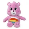 Image de Peluche Bisounours Toucalin Rose Avec Arc En Ciel 28 Cm - Peluche Licence - Doudou Enfant - Ours