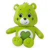 Image de Peluche Bisounours Touchanceux Vert Avec Trefle A Quatre Feuille 28 cm - Peluche Licence - Doudou Enfant - Ours