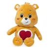 Image de Peluche Bisounours Toubisou Orange Avec Coeur 28 cm - Peluche Licence - Doudou Enfant - Ours