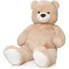 Image de Peluche méga ours beige 1 mètre 20 - sam xxl - peluche geante 120 cm- grand doudou - enfant