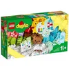 Image de LEGO LEGO DUPLO - Boite de construction creative 120 pieces - Briques 1er Age 18 mois et plus - Ref. 10978 + Carte Animaux
