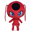 Image de Peluche miraculous : tikki kwami 29 cm - set doudou marinette + 1 carte - coccinelle - enfant