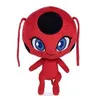 Image de Peluche Miraculous : Tikki Kwami 29 Cm - Set Doudou Marinette + 1 Carte - Coccinelle - Enfant