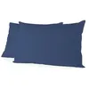 Image de Lovely Home Lot De 2 Taies De Traversin - 85 X 185 Cm - Bleu