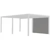 Image de Habrita Habrita - Rideau Pour Pergola Bioclimatique Gris Per Bi R31