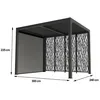 Image de Habrita - Pergola Bioclimatique 7.20mÂ² Gris Anthracite - Per24r30mbi