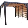 Image de Habrita Pergola À Vantelles Mobiles - 3,39 X 3,12 M - Hauteur 2,17 M - Veneto Habrita