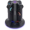 Image de Support de charge 4 Joycons Oniverse Noir pour Nintendo Switch  2
