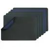 Image de Set de table rectangulaire rÃ©versible - 6 piÃ¨ces - bleu et anthracite
